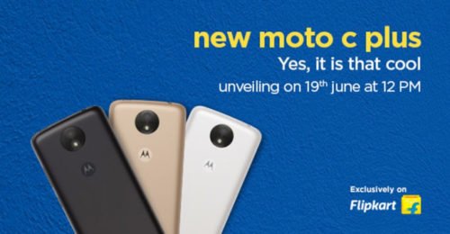 Motorola Moto C Plus exclusively on Flipkart